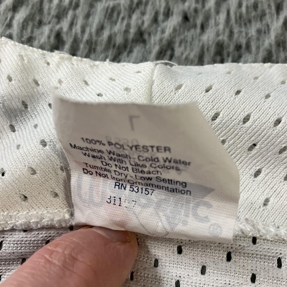 San Francisco Giants Jersey Mens Large White‎ MLB Baseball Button Mesh 41 USA - Picture 5 of 8